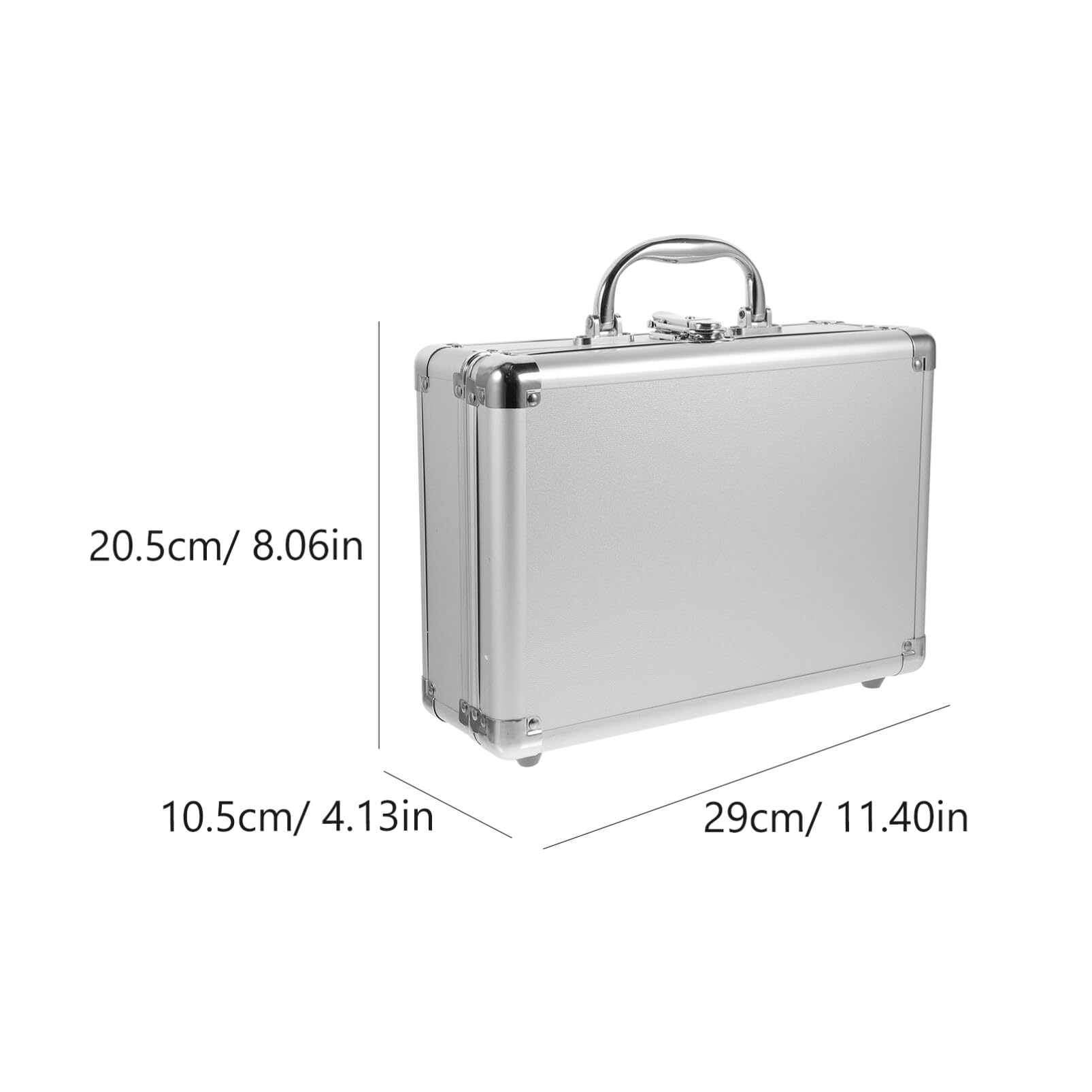 ARTIBETTER Valigetta Lega Di Alluminio Con Inserti Spugna Borsa Portautensili Compatta e Resistente Design Elegante Per Strumenti e Oggetti Preziosi Facile Da Trasportare e Sicura