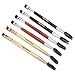 CCbeauty 6-Packs Double Ended Spoolie and Angled Eyebrow Brushes Set Makup Eyebrow Kit and Eyebrow Comb for Application of Brow Powders Waxes Gels and Blends (#3)