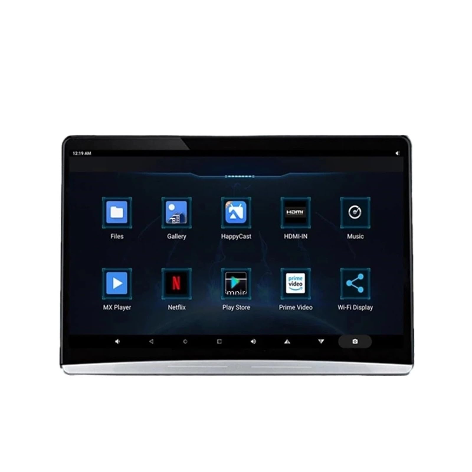 Lettore Dvd per Auto Monitor Poggiatesta for Auto da 13,3 Pollici 4K Tablet PC HD 1080P WiFi/Bluetooth/HDMI/FM/Mirror Link/Miracas App Lettore Video(2PC Monitor)