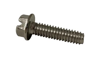 #10-32 x 3/4" Slotted Hex Washer Head Thread Rolling Screws, 300 Pack