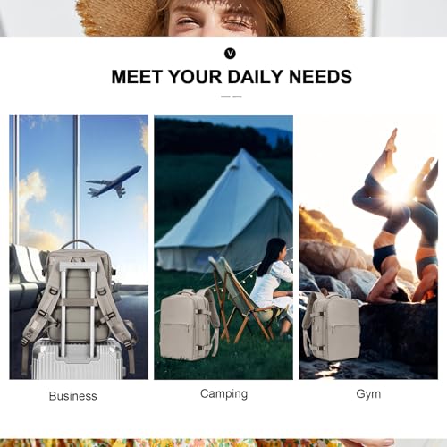 Image of Backpack For Women Men Travel Bag Watreproof Hiking Backpack College Laptop Backpack