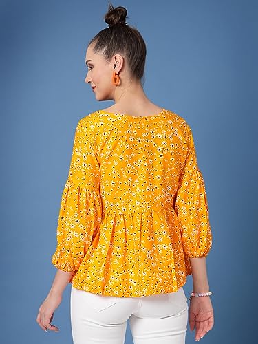 Image of OOMPH! Women's Floral Relaxed Fit Tunic Shirt