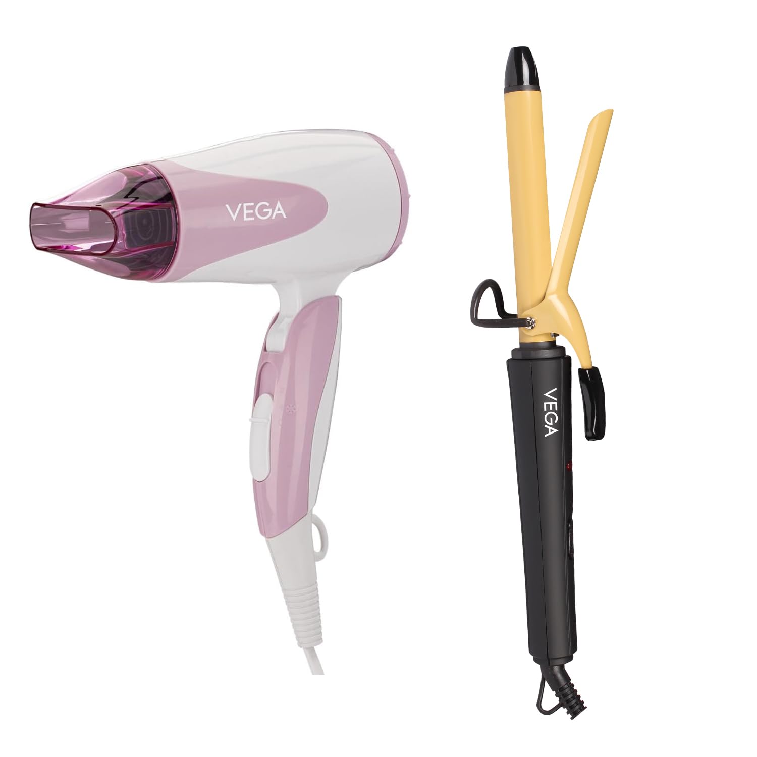VEGA Blooming Air 1000 Hair Dryer (Vhdh-05) & Ease Curl Hair Curler-19 Mm (Vhch-01), Beige,35 Watts-image-46