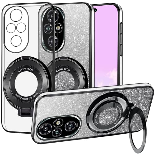 Coque Honor 200 Pro silicone transparente paillettes finition premium