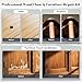 Hardwood Floor Scratch Repair Kit, Laminate Vinyl Floor Repair Kit with Heat Pen, 6 Colors Floor Wax Wood Furniture Touch up Marker Pen Scratch Remover for Cracks, Holes, Table, Cabinet.