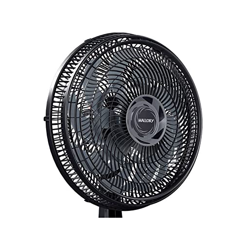 Mallory Neo Air 15 Ventilador de Mesa, Preto/Cinza, 110 V
