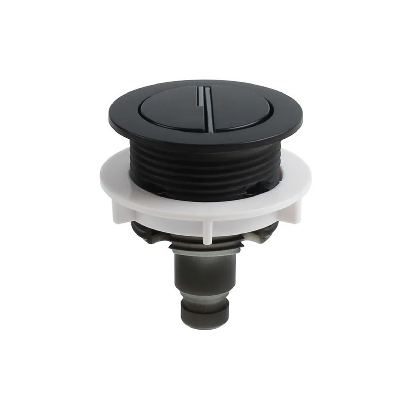 Pulsador De Doble Descarga Cromo Negro Oro | Pulsador doble, cromo/negro/oro, ajuste de tanque, bañera, reequipamiento, ajuste a presión