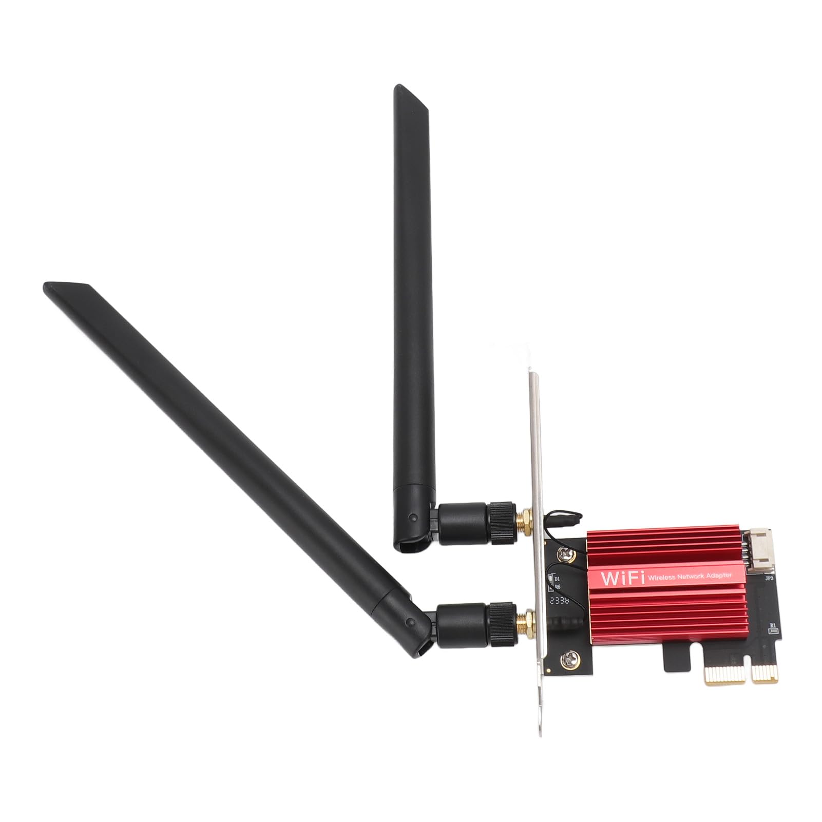 Scheda PCIe WiFi 7, Scheda WiFi PCIe per PC, Adattatore di Rete Wireless Tri Band 574Mbps 2400Mbps 5800Mbps, Scheda di Rete WPA4 BE200NGW per Giochi per PC 10 11, Streaming
