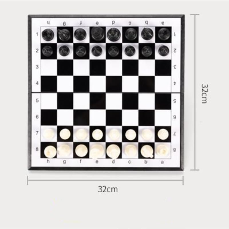 Ajedrez Juegos de ajedrez Juego de Mesa de Viaje Plegable magnético
