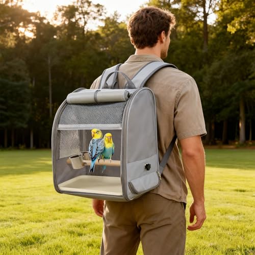 Vogel-Tragerucksack-Transportbehalter-fur-Vogel-mit-Futterspender-KOT-AufnehmerVogel-Reisekafig-Tragbarer-Haustier-Kafig-aus-Atmungsaktivem-Mesh-fur-Kleine-wie-Sittiche-Wellensittiche | Dealmeister.io Alt tag für bilder post titel