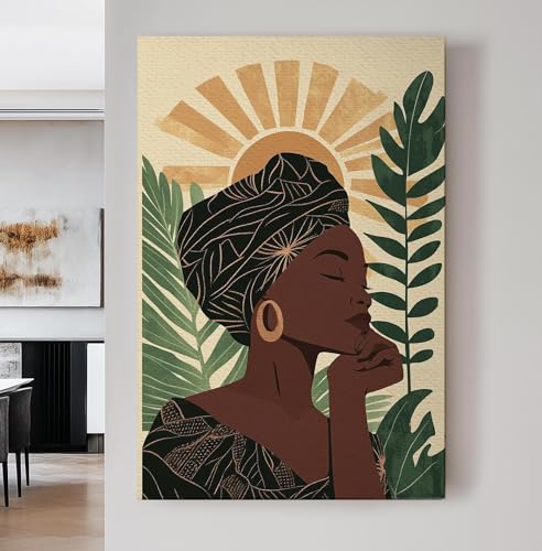 Impression d'art abstrait lianyibo sur toile de style olive - 4