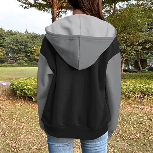 Womens Oversized Hoodies Cute Cotton Plain Pullover Hoodies Plus Size Y2K Hooded Sweatshirt With Pocket Winter Outfits3