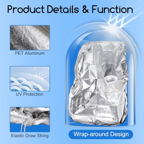 Image of Baby Car Seat Sun Shade Cover,Toddler Car Seat Cooler Car Seat Heat Protector with Draw String,Block Sunlight UV Ray Keeps Baby Seat at A Cool Temperature,Baby Travel Accessories 42.5 inch x 29 inch