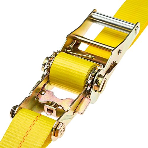 2-Pack Auto Hauler 13"-16" Wheel Bonnet Ratchet Tie-Down Strap - Thumbnail 3