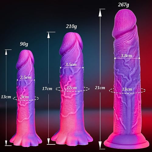 3teiliges realistisches Silikon-Saugnapf-Dildo-Set (klein,mittel,groß):Analplug-Trainingsset mit großer Größe,G-Punkt-Stimulation,Saugnapf-Spielzeug für Frauen,freihändiger Spaß,körpersicheres Silikon – Bild 7