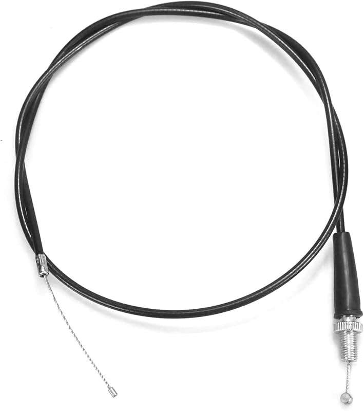 HOLATO 50'' Throttle Cable for Predator 212cc 6.5hp Coleman CT100U CT200U BT200X Baja Warrior Doodlebug Db30 Mb165 Mb200 MOTOVOX MBX10 MBX11 MBX12 Mini Bike 50cc 110cc 125cc Pit Dirt Bike Moto Black