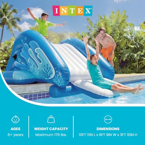 Intex Toboggan Gonflable à Eau