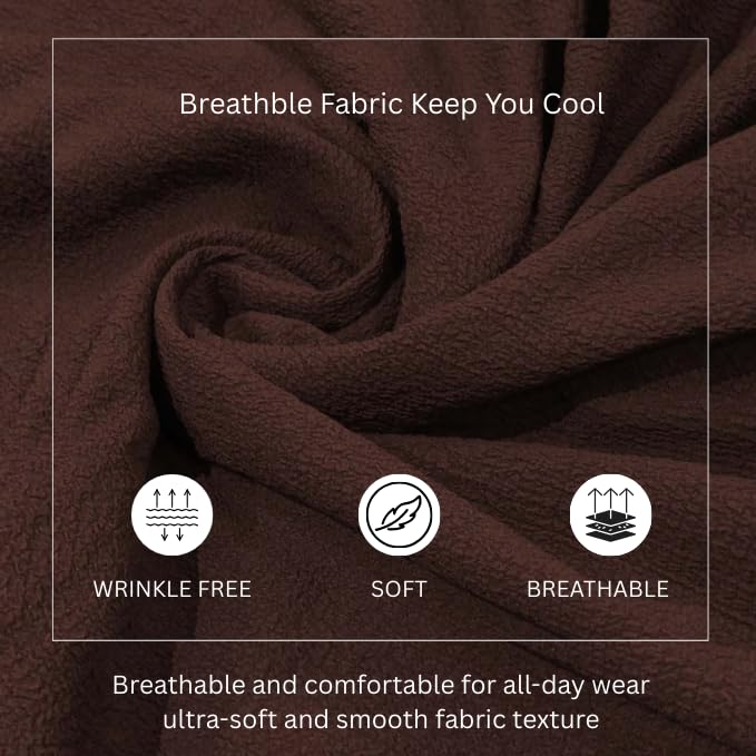 Image of GRECIILOOKS Men's Polycotton Shirt |Stylish Casual Regular Fit Shirts | Textured Half Sleeve | Slim Fit | Business & Meeting Ready (Available in Plus Size)