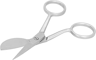 Tufting Carpet Scissors, Sewing Scissors, Carpet Trimmer Duckbill Shaped Mini Portable Ergonomic Handle Carpet Shears Carpet Cutter Tools for Decal Work Rug Making(Silver)