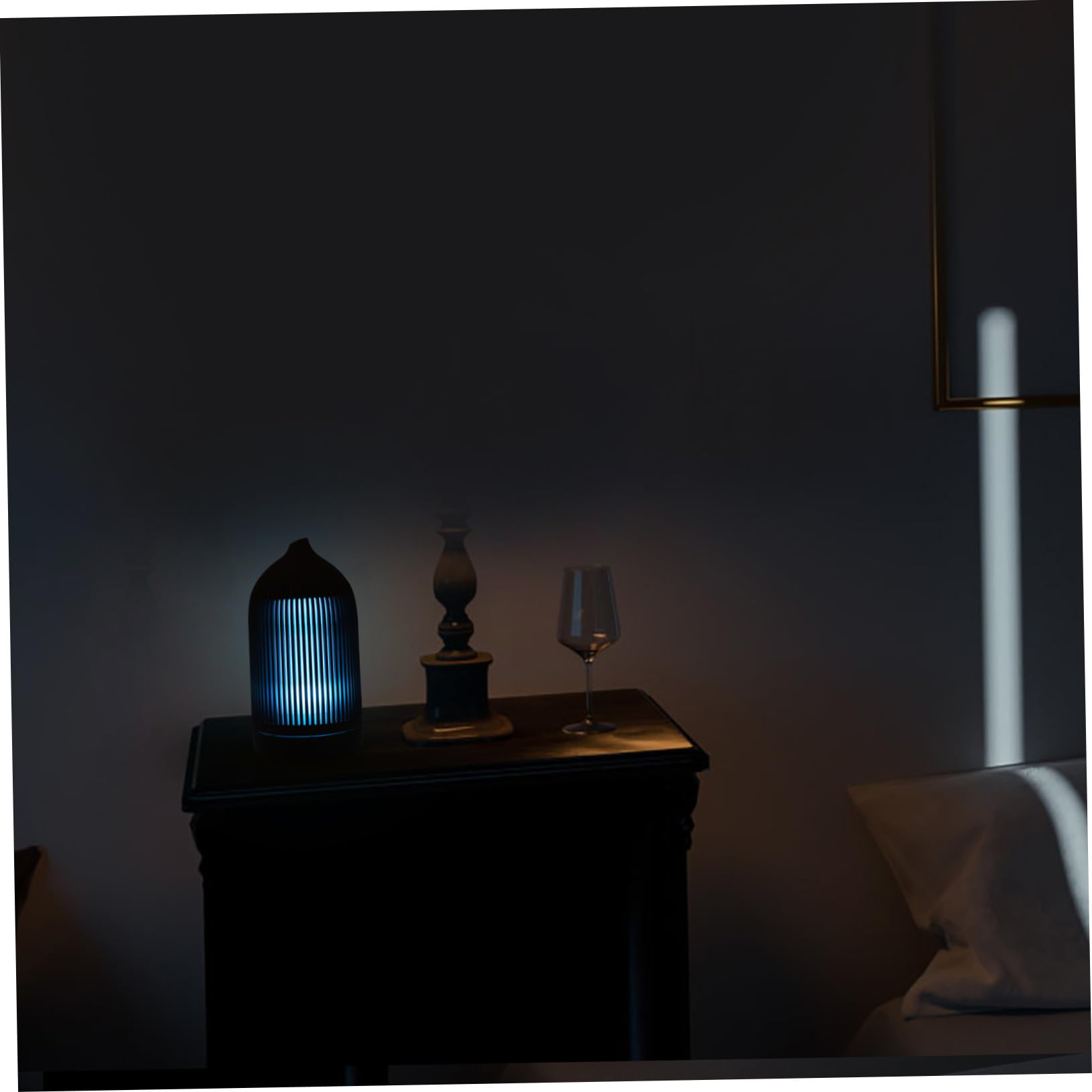Mini Humidificador de Escritorio 5v Negro, Difusor de Aceites | 1 Pieza, Pp Abs Madera, Portátil Temporizador, para Oficina y Habitación Infantil