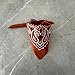 The Peacock Crew Terracotta Brown Bandana for Men and Women in Premium Soft Cotton Paisley Scarf Gift Kraft Pack