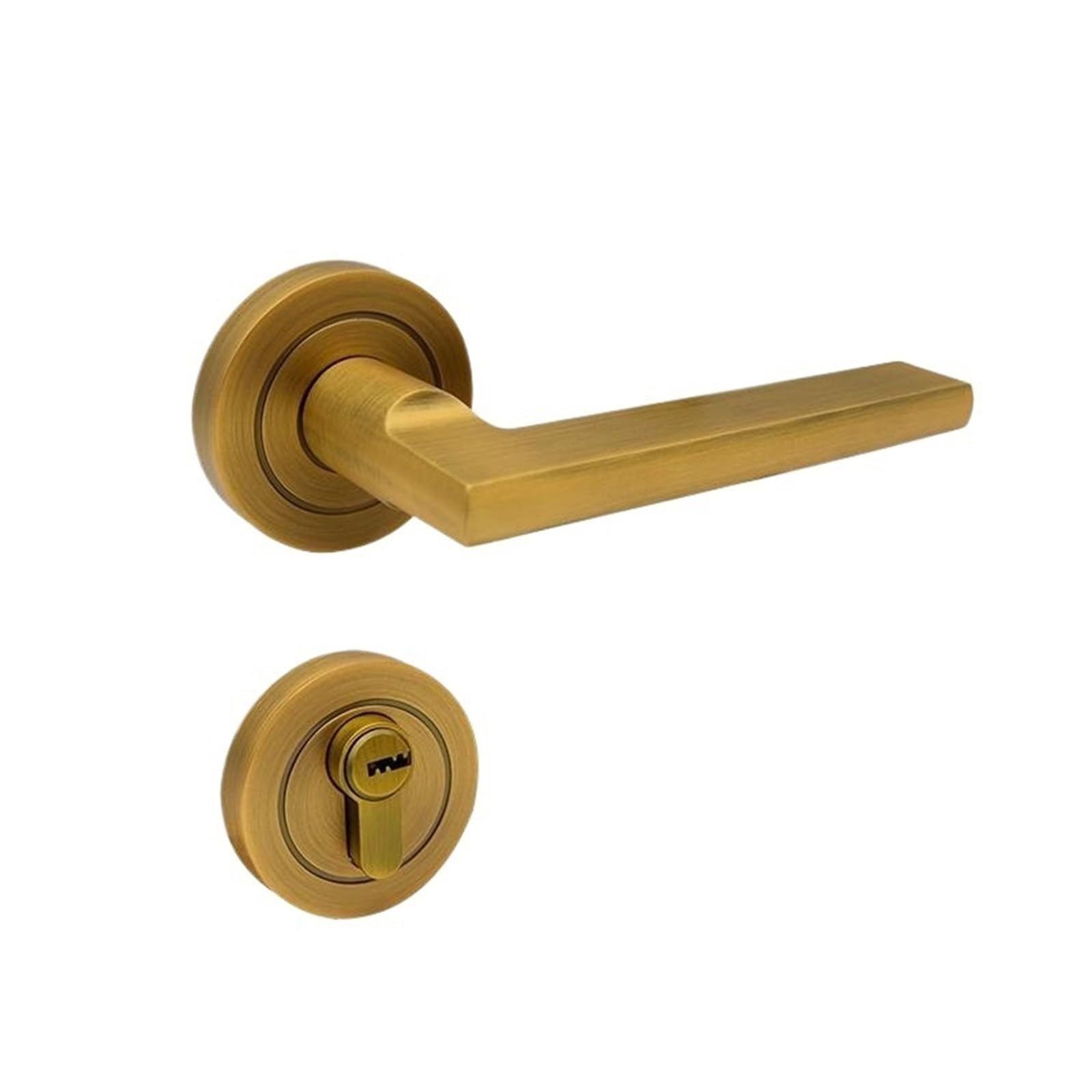 NYRXRYTCA HC-616 zinc Alloy Split Lock Indoor Silent Mechanical Lock Room Wooden Door Lock Channel Door Lock