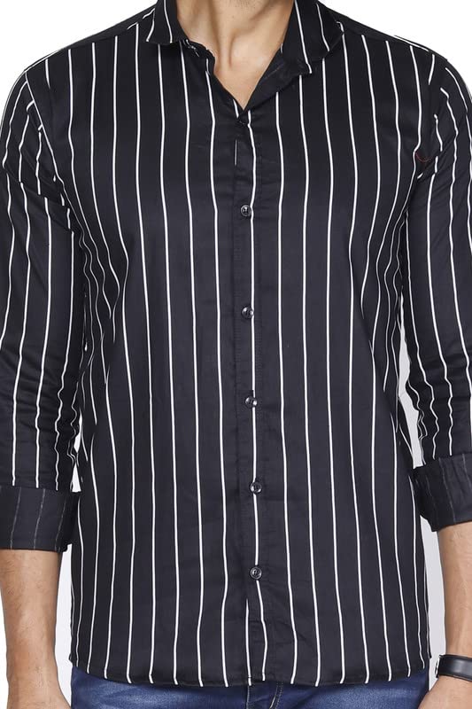 Image of Pure Cotton Solid Slim Fit Semi Casual Shirt for Men's & Boy's (Pack of 1)