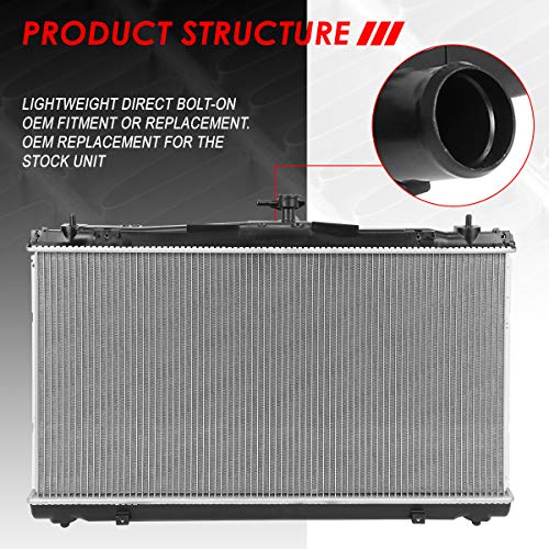 Image of Auto Dynasty 13270 Radiator for 2012-2018 Toyota Avalon Camry 3.5L V6
