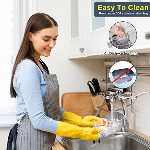 Carsolt Electric Lunch Box Food Heater 3 In 1 Portable Food Warmer Leakproof Heated Lunch Box For Adults, 12V/24V 110V Heating Microwave For Car/Home With 1.5L Removable Stainless Steel Container #TOP5