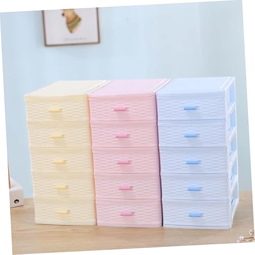 Miniatura 2 de COLLBATH 1 caja deslizante para encimera, suministros de almacenamiento de escritorio, cosméticos rosa, contenedores de baño, almacenamiento de