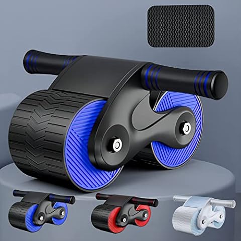 PKKP Automatic Rebound Abdominal Wheel, Bauchroller Bauchmuskeltrainer mit Trainingsmatte, Bauchtrainer Ab Roller Fitnessgeräte für Zuhause Cover