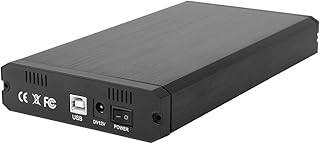 3.5-Inch External Hard Drive Enclosure, Sata HDD Enclosure Usb2.0 Sata/IDE External HDD Enclosure Case, Support Mechanical Hard Disk/Solid State Hard Disk