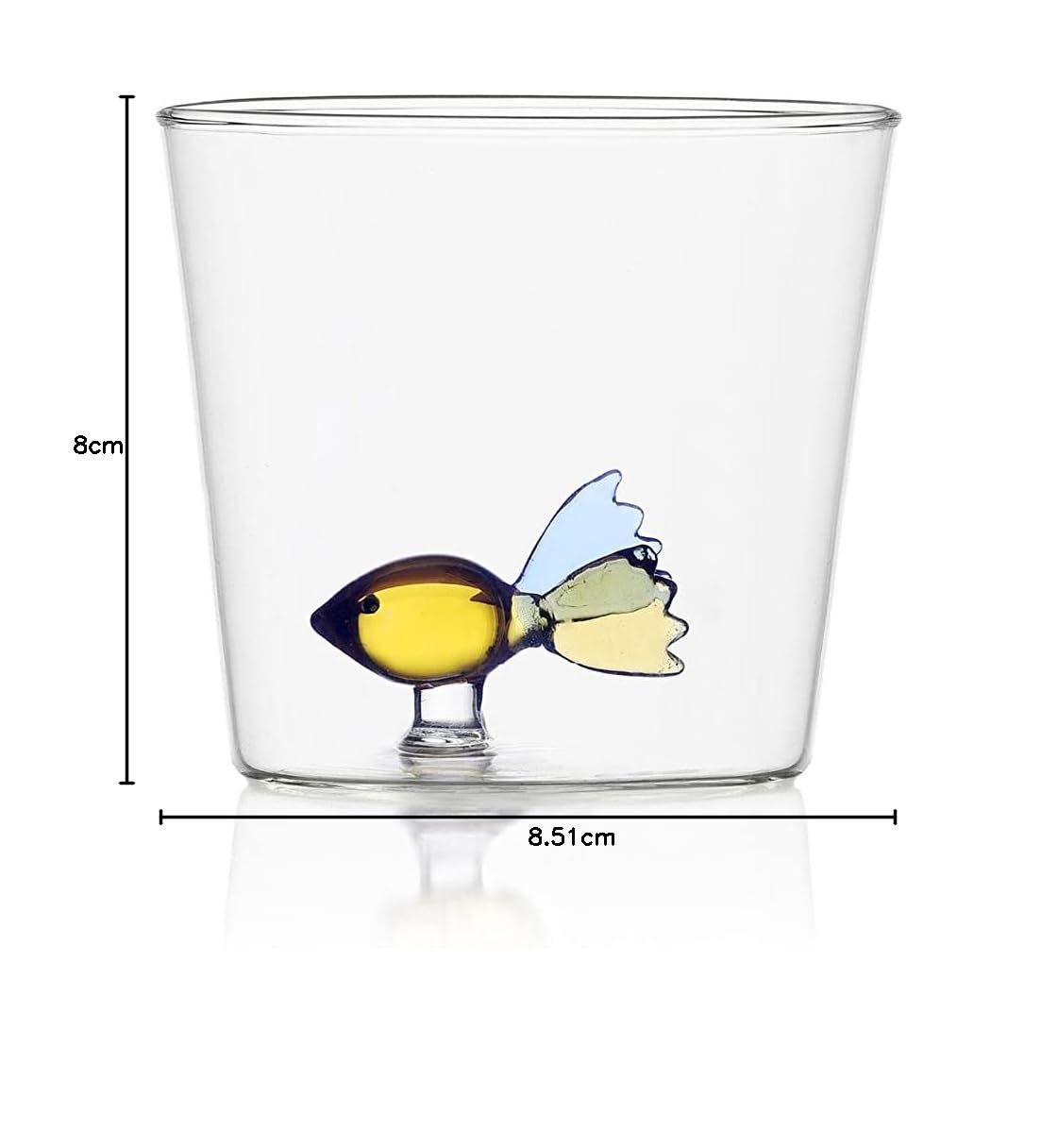 Ichendorf Set 6 Bicchieri da Acqua Decorati Animali Animal Farm Fantasia Terra Mare