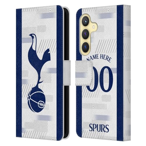 Coque Samsung S24 5G Tottenham Hotspur Étui Portefeuille Cuir pour les Jours de Match