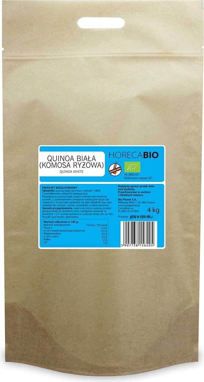 QUINOA BLANCO (arroz quina) SIN GLUTEN BIO 4 kg - HORECA