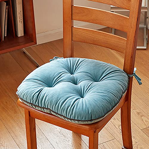 Coussins de Chaise en Velours Bleu 48 : Idéal pour Embellir Votre Salon ou Terrasse