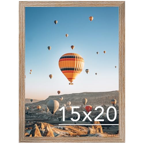 Photo 1 of 15x20 Picture Frame Rustic Brown for Poster Photo Picture