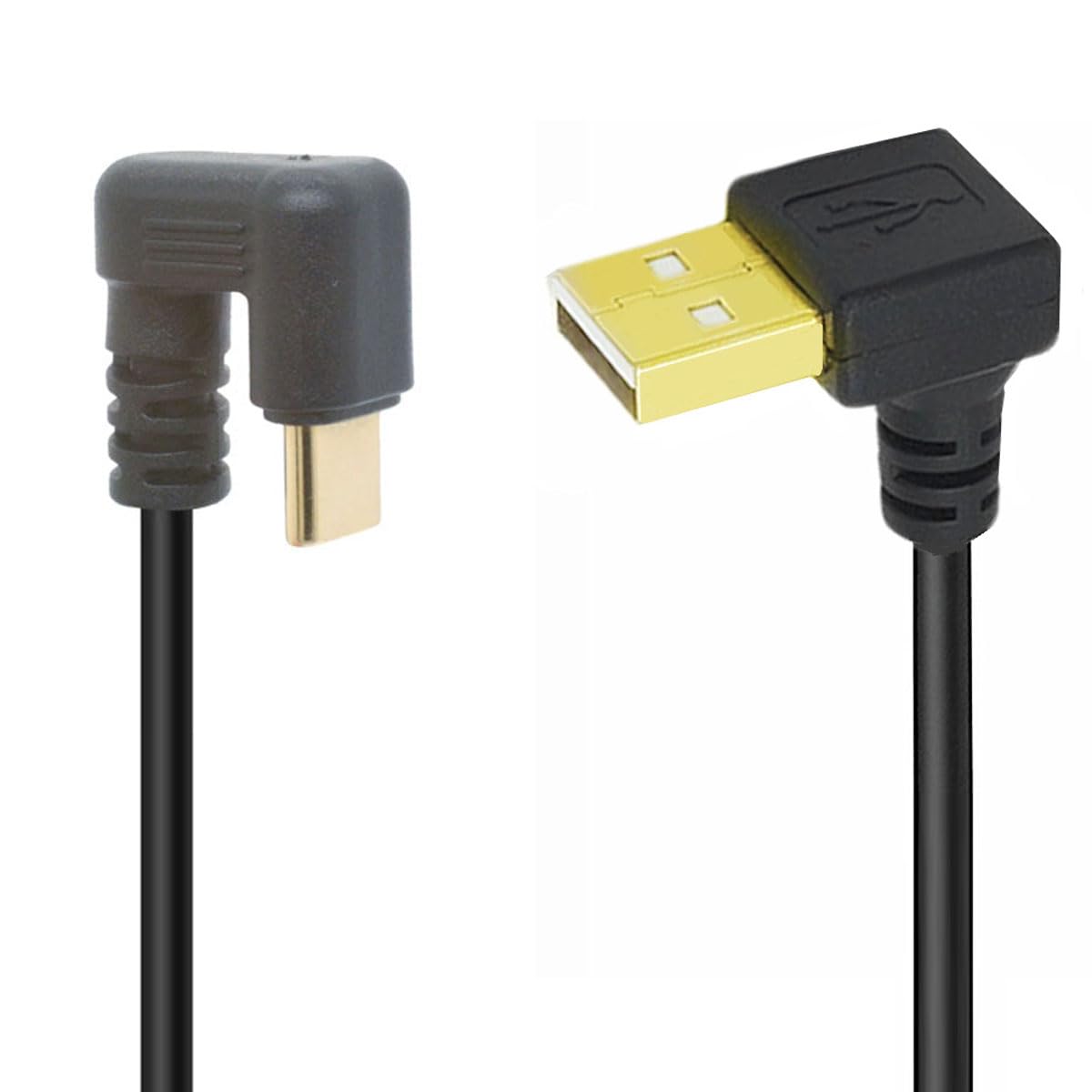 SUNGUY Câble USB C Coudé, 0.5M 10Gbps USB 3.1 Gen 2 Câble USB C Vers