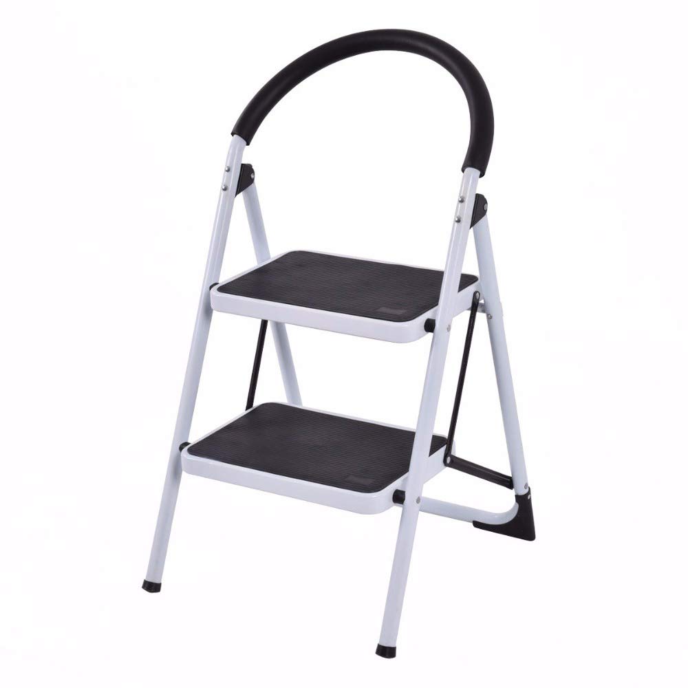 2-Step Ladder Folding Stool Portable Chair Home Decoration Bedroom Stool