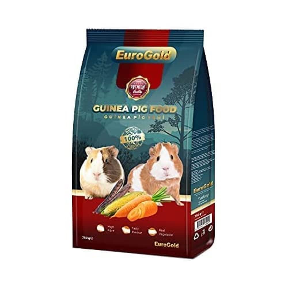 EuroGold Guinea Pig Yemi, Kurutulmuş Sebzeli, 750 Gr