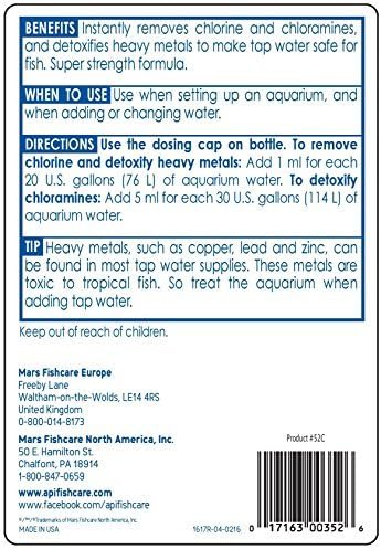 API Tap Water Conditioner, 32-Ounce
