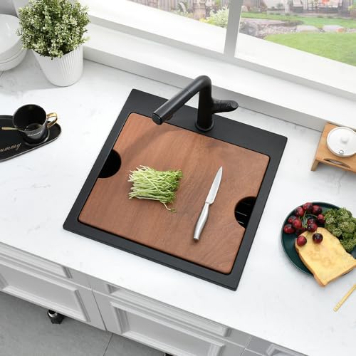 Évier de cuisine cuve sous plan design minimaliste finition graphite mat