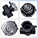 52028810AL 52029195AK Radiator Coolant Filler Neck with Radiator Fill Cap Compatible with 2001-2018 Chrysler 200 Sebring Dodge Dakota Durango Caliber Avenger Journey Jeep Compass Patriot 55116901AA