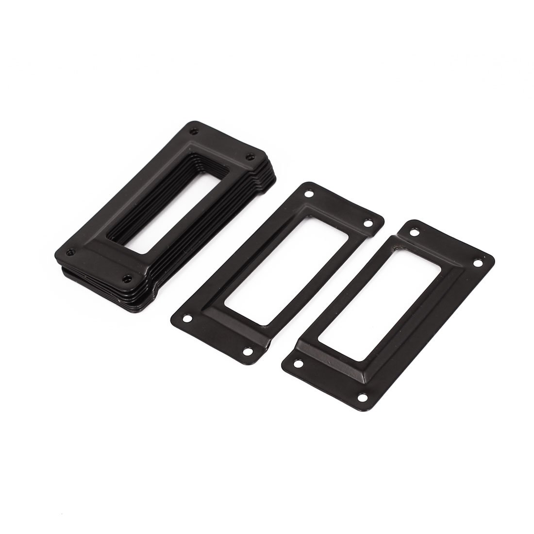 Uxcell Black Sourcingmap Office Library 62X29mm File Drawer Tag Frame Label Holder 10Pcs