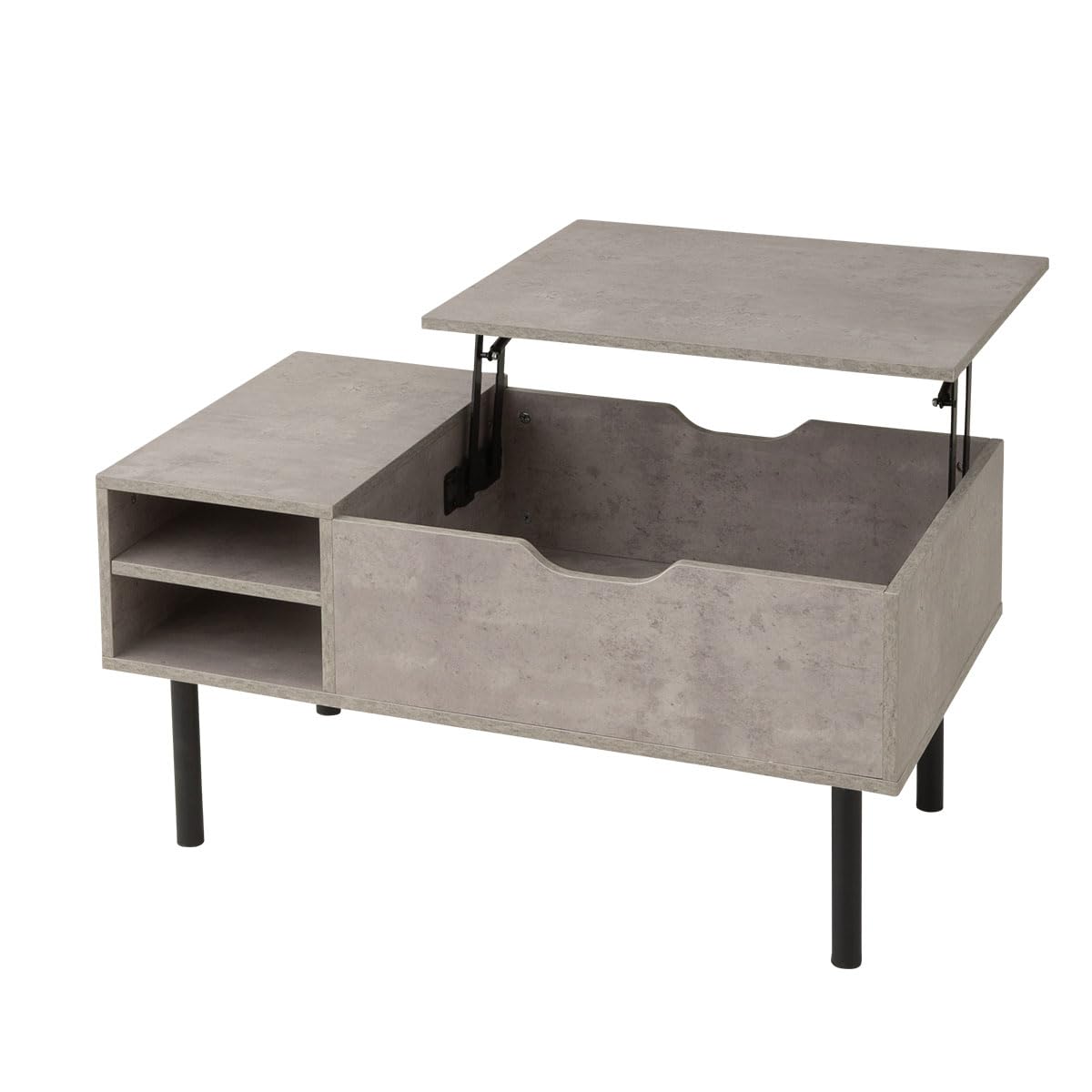 Amazon.co.jp: エムール リビングで仕事をするための 棚付き リフト