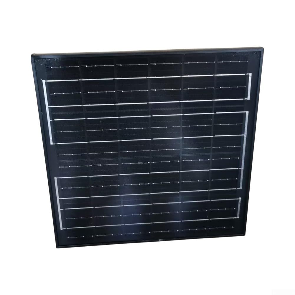 Ventilatore solare canalizzato 110 mm tetto a basso rumore (8W) | Funzionamento silenzioso sotto i 40 dB, avvio automatico alla luce del sole, adatto a condotti da 110 mm