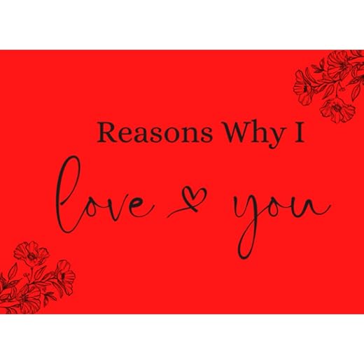 Reasons Why I Love You Book | Fill-In-The-Blank Gift | Valentines Day Gift for Him | Valentines Day Gift for Her | Anniversary | DIY Gift for ... Personalized Book: Why I love you Book