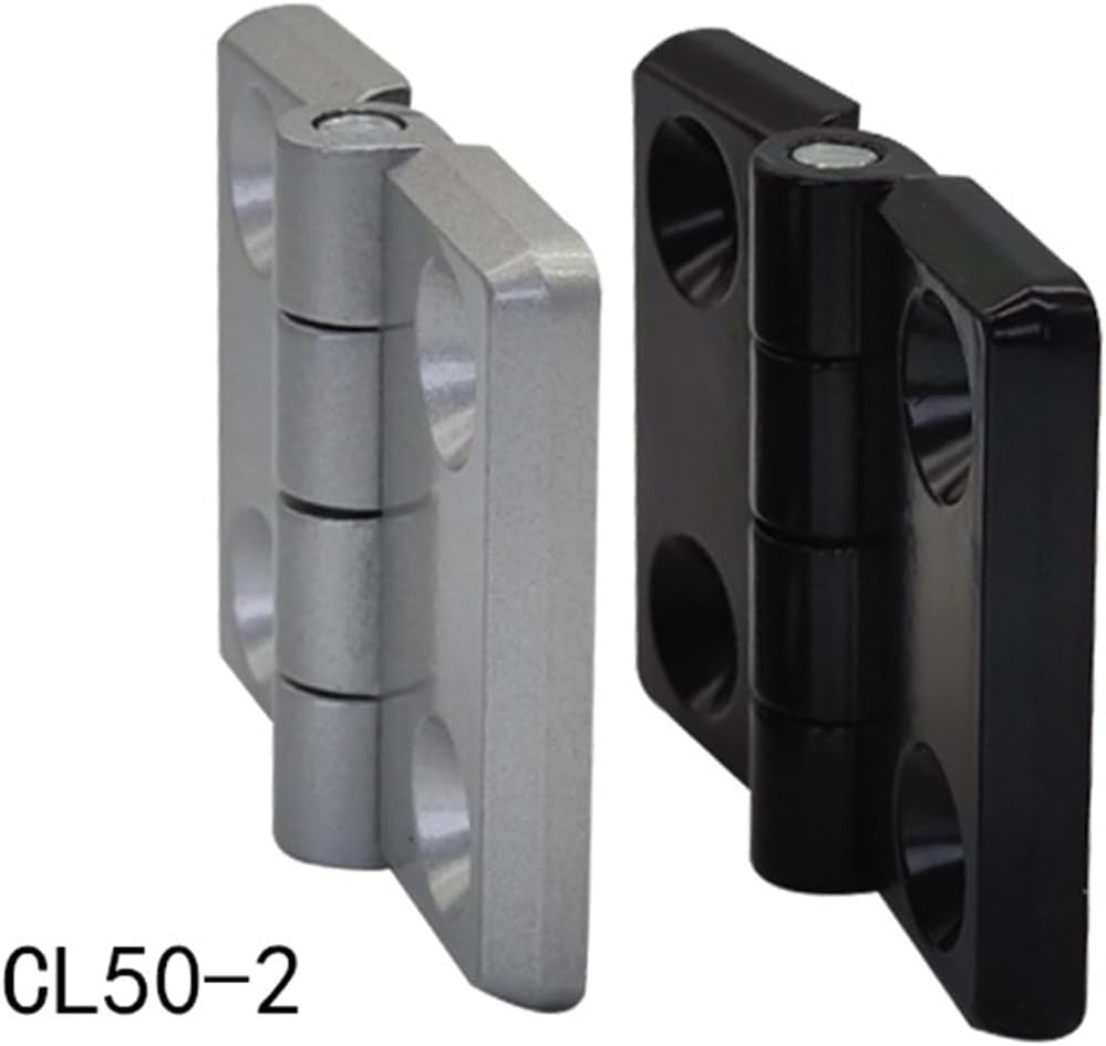 CL50-1 Heavy Duty Position Control Hinges Concealed Electrical Panel Door Hinge 1Pcs(Silver,CL50-2)