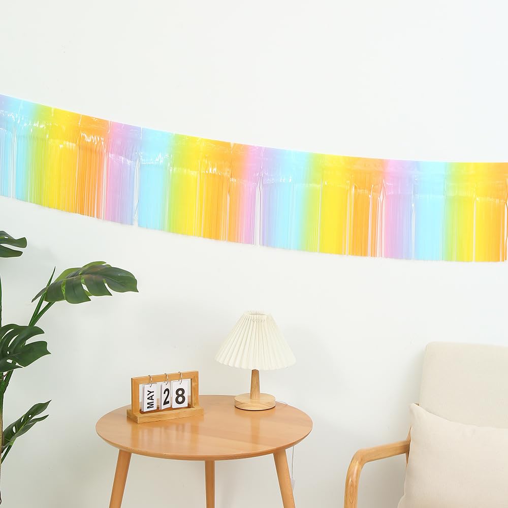 10 pezzi in metallo con frange colorate metallizzate, per matrimoni, feste, compleanni, decorazioni per foto