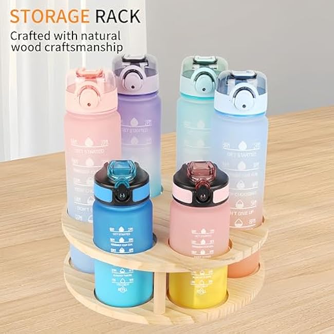 Large Water Bottle Organizer for Stanley 40 30 20oz Tumbler Cups, Kitchen Organizers and Storage for Stanley Cup Accessories, Stanley Organizer, Hold 6 Bottles